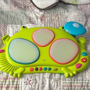 Bright Beats Drum Set - Green and Blue